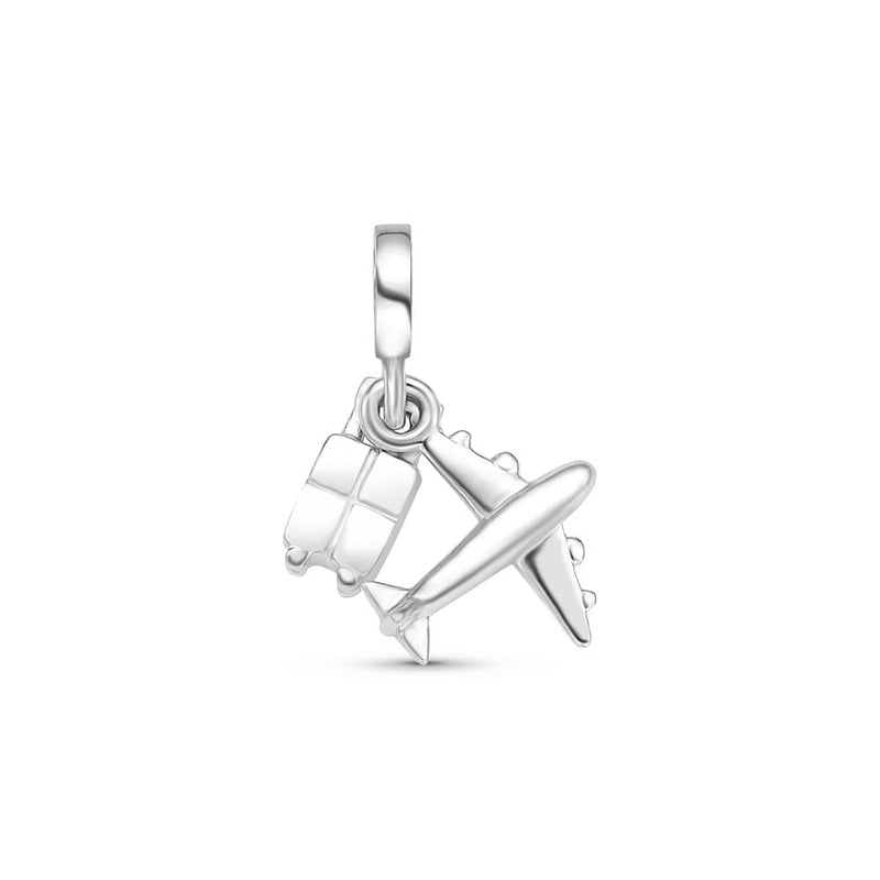 Pulseira Bellaria com 5 Berloques em Prata 925 – Família, Viagem e Amor