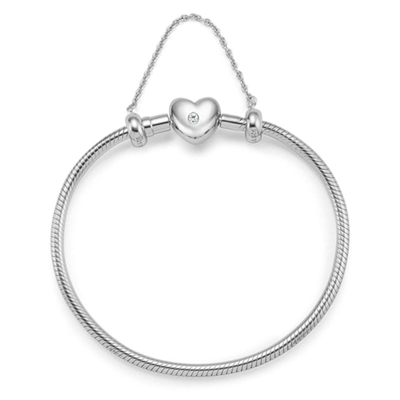 Pulseira Bellaria com 5 Berloques em Prata 925