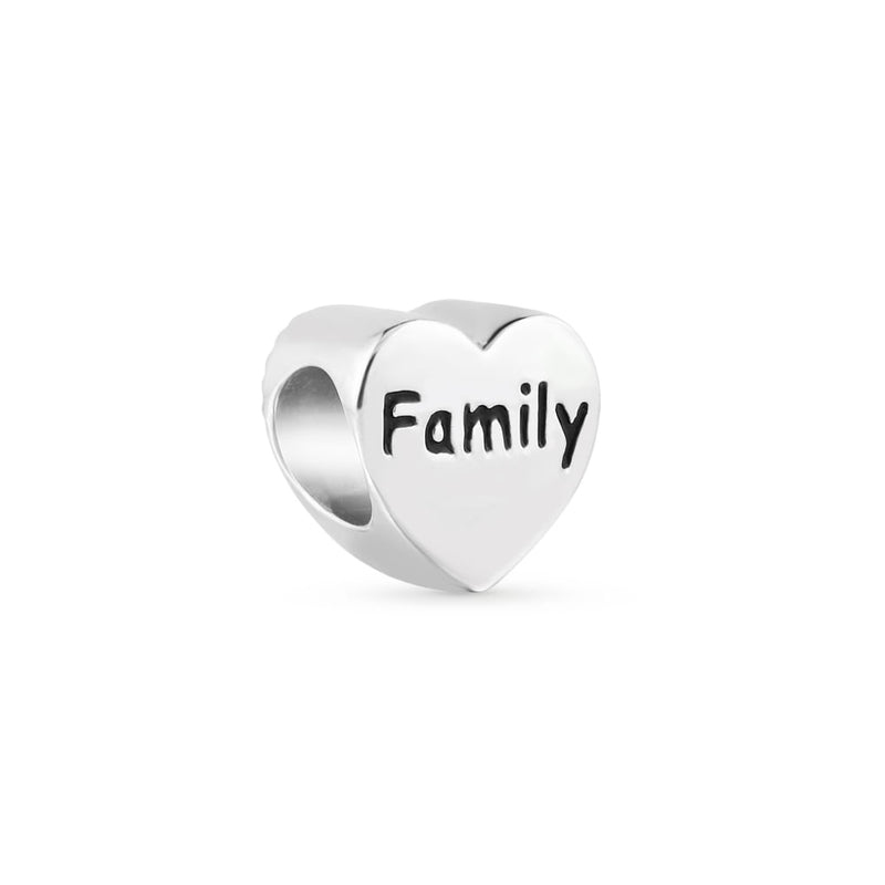 Pulseira Bellaria com 5 Berloques em Prata 925 – Família, Viagem e Amor