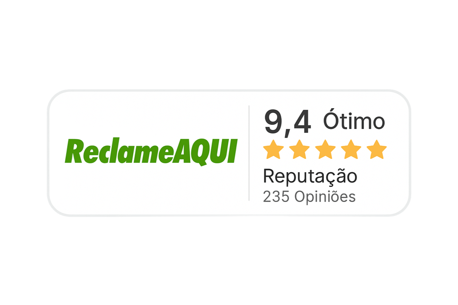 Reputação Reclame AQUI Bellaria